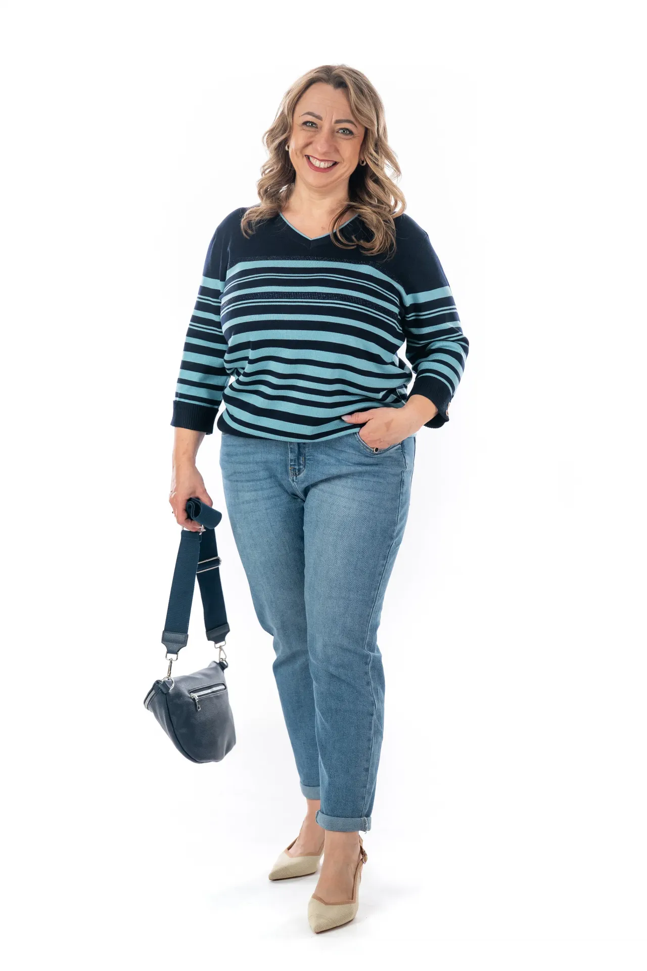 Dámský svetřík STRIPE