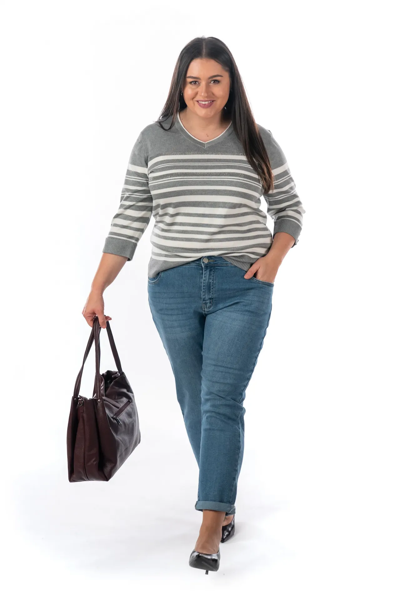 Dámský svetřík STRIPE