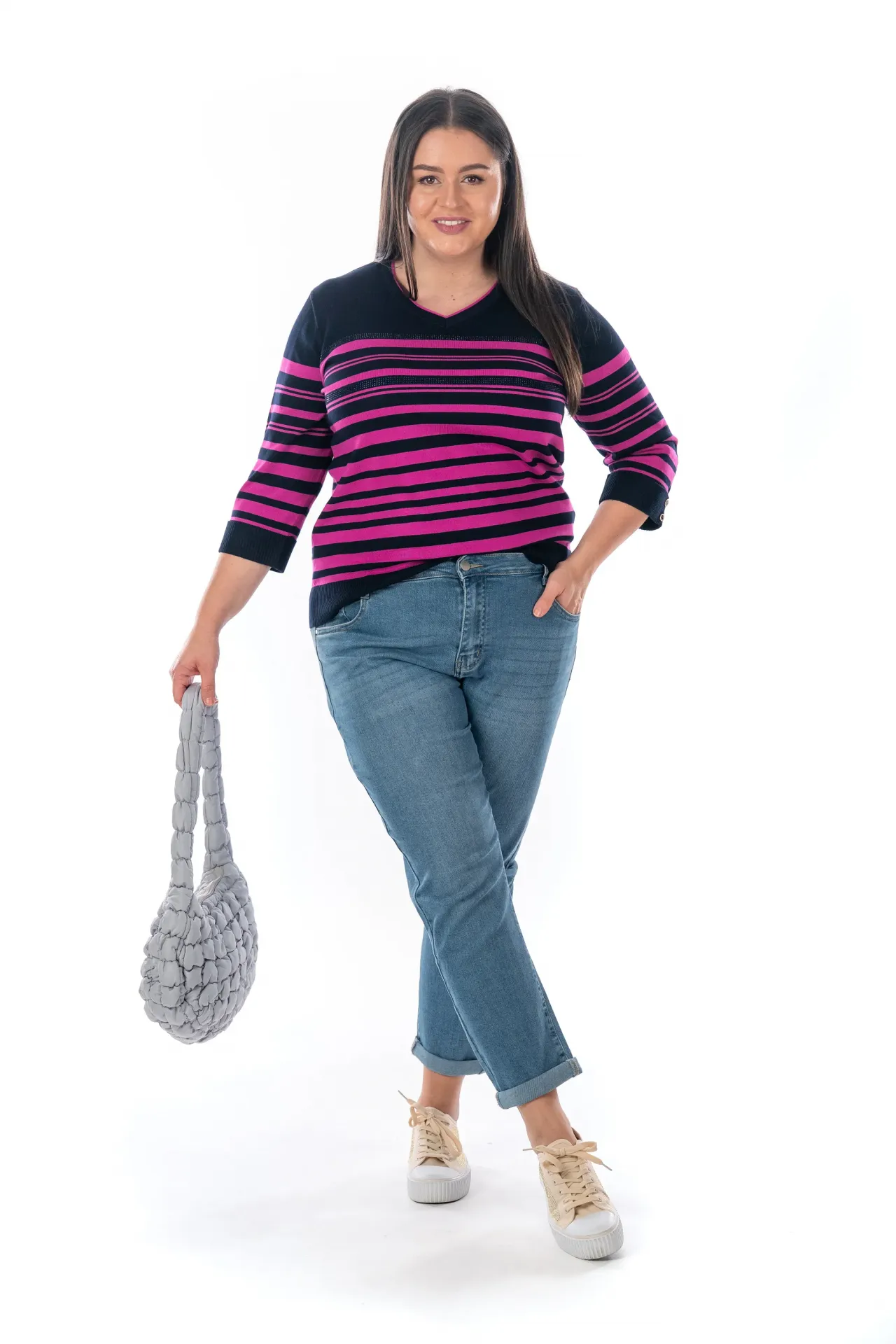 Dámský svetřík STRIPE