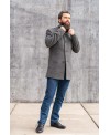 Pánský kabát LEVIS šedý